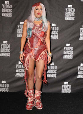 lady gaga, mtv, 2010, hús, ruha