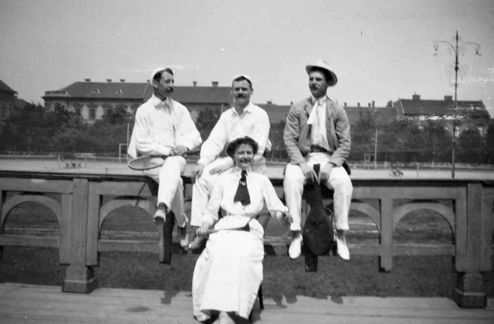 tenisz, 1900-as évek, budapest