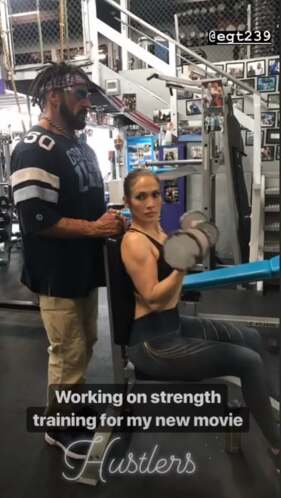 Jennifer Lopez edzés