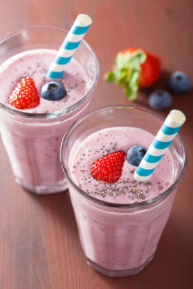 Piros smoothie