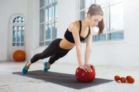 medicinlabda plank