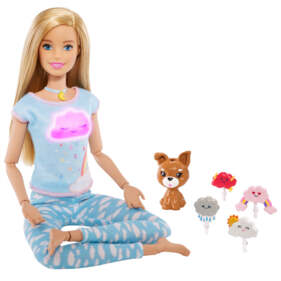 meditáló Barbie