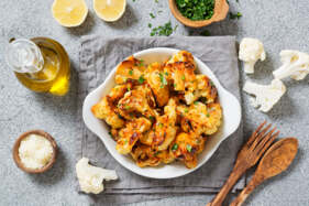 parmezános sült karfiol