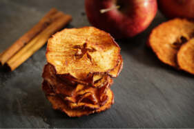 egészséges chips alma chips