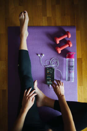 fitneszapp, edzés, otthon