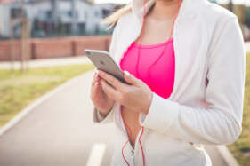 fitneszapp, okostelefon, edzés