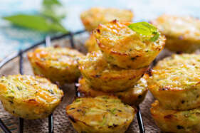sajtos muffin, cukkinis muffin, muffin