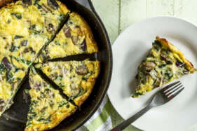 D-vitamin, gombás frittata